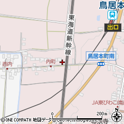 滋賀県彦根市鳥居本町2469周辺の地図