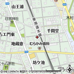 愛知県一宮市大和町妙興寺地蔵恵62周辺の地図