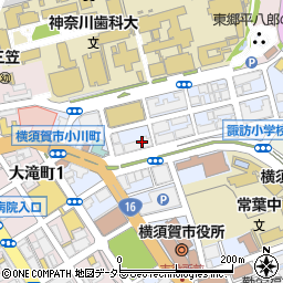横須賀市資源回収協同組合　家電リサイクル回収受付周辺の地図