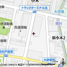 日本通運株式会社　小牧グローバルセンター・良品中京センター周辺の地図