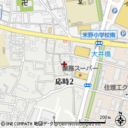 愛知県小牧市応時2丁目161周辺の地図