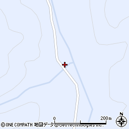 京都府京都市左京区久多上の町285周辺の地図