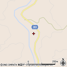 鳥取県東伯郡三朝町大谷400周辺の地図