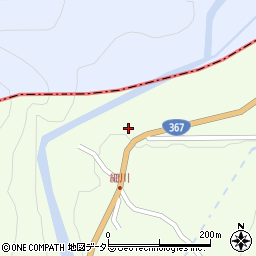 滋賀県大津市葛川細川町55周辺の地図