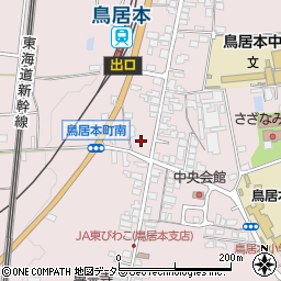 滋賀県彦根市鳥居本町1632周辺の地図