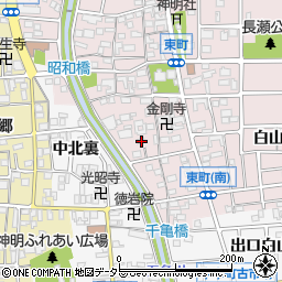 愛知県岩倉市東町東市場屋敷41周辺の地図