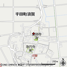 岐阜県海津市平田町須賀周辺の地図