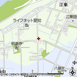 愛知県一宮市東加賀野井江西146周辺の地図
