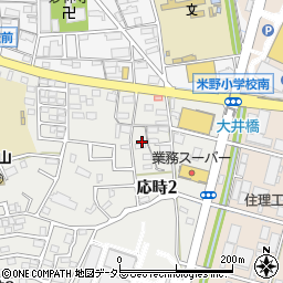 愛知県小牧市応時2丁目171周辺の地図
