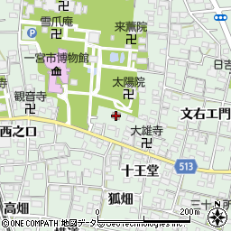 妙興寺公民館周辺の地図