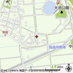 岐阜県海津市平田町勝賀1228周辺の地図