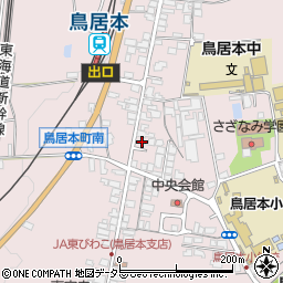 滋賀県彦根市鳥居本町1630周辺の地図