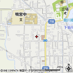 神奈川県小田原市鴨宮558-2周辺の地図