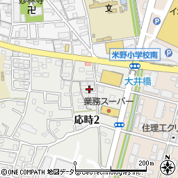 愛知県小牧市応時2丁目159周辺の地図
