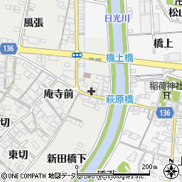 愛知県一宮市明地新田橋上南45周辺の地図