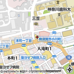 ジュネス横須賀周辺の地図