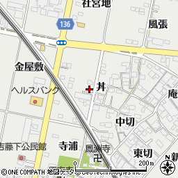 愛知県一宮市明地金屋敷101周辺の地図