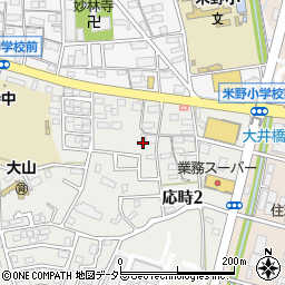 愛知県小牧市応時2丁目48周辺の地図