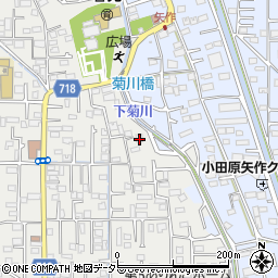 神奈川県小田原市鴨宮413周辺の地図