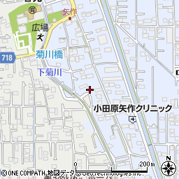 神奈川県小田原市矢作65-7周辺の地図