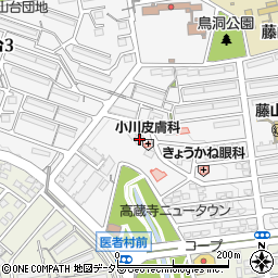 小川ヒフ科医院周辺の地図