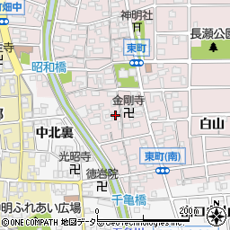 愛知県岩倉市東町東市場屋敷38周辺の地図