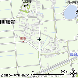 岐阜県海津市平田町勝賀1404周辺の地図