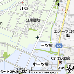 愛知県一宮市東加賀野井江東1255周辺の地図