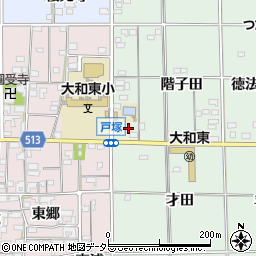 愛知県一宮市大和町妙興寺階子田98周辺の地図