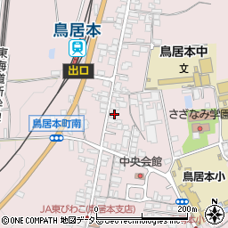 滋賀県彦根市鳥居本町1621周辺の地図