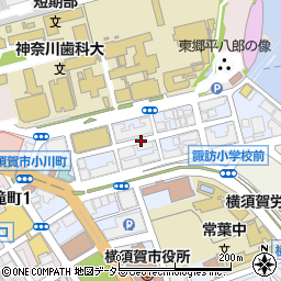 神奈川県横須賀市小川町周辺の地図
