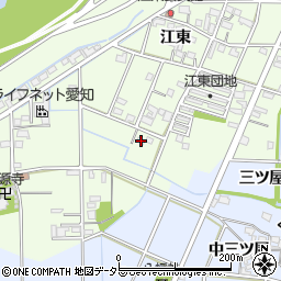 愛知県一宮市東加賀野井江東9周辺の地図