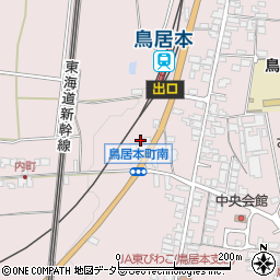 滋賀県彦根市鳥居本町2424周辺の地図