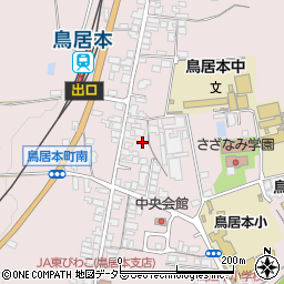 滋賀県彦根市鳥居本町1622周辺の地図