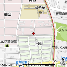 愛知県岩倉市東町掛目108周辺の地図