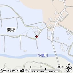 千葉県君津市栗坪周辺の地図