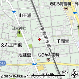 愛知県一宮市大和町妙興寺地蔵恵6-2周辺の地図