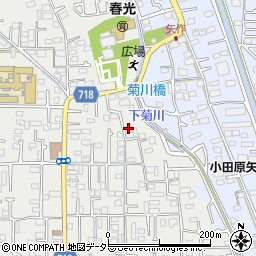 神奈川県小田原市鴨宮414周辺の地図