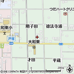 愛知県一宮市大和町妙興寺階子田39周辺の地図