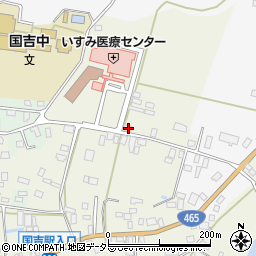 千葉県いすみ市苅谷1261周辺の地図