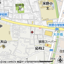 愛知県小牧市応時2丁目16周辺の地図