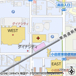 ＴＯＨＯシネマズ小田原周辺の地図