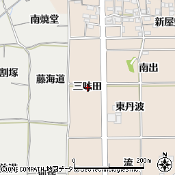 愛知県一宮市千秋町塩尻三味田周辺の地図