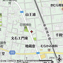 愛知県一宮市大和町妙興寺地蔵恵27周辺の地図