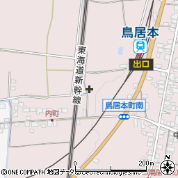 滋賀県彦根市鳥居本町2465周辺の地図