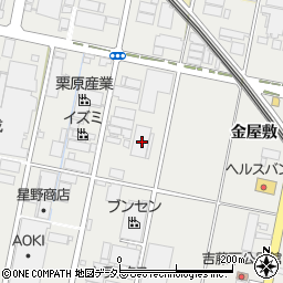 愛知県一宮市明地金屋敷6-1周辺の地図