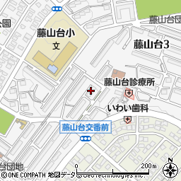 ホワイト急便藤山台店周辺の地図