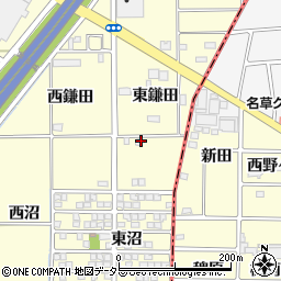愛知県一宮市千秋町町屋（東鎌田）周辺の地図