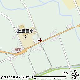 福知山上豊富郵便局周辺の地図
