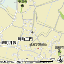 千葉県いすみ市岬町三門周辺の地図